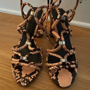 Rebecca Minkoff Python Heelse size 8.5